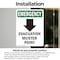 Signmission Evacuation Muster With Symbol, 10 in W x Rectangle, Vinyl Decal OS-2PACK-EM-D-1014-V-10474 - alternate 6